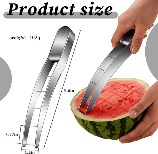 Rustfritt stål vannmelonkutter - vannmelonkutter - fruktkutt