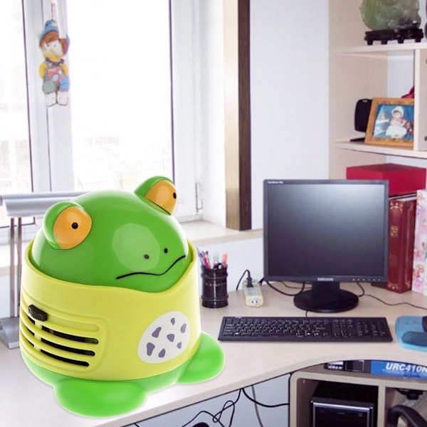 Bordrenser Desktop Støvsuger Mini Frø Støvsamler Hel