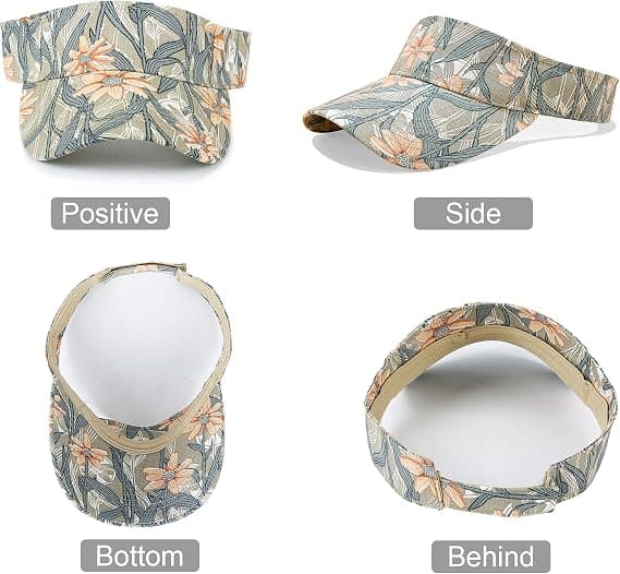 Visor Cap Dam - Golfkeps, Visors Solkeps Justerbar Herr Sport H