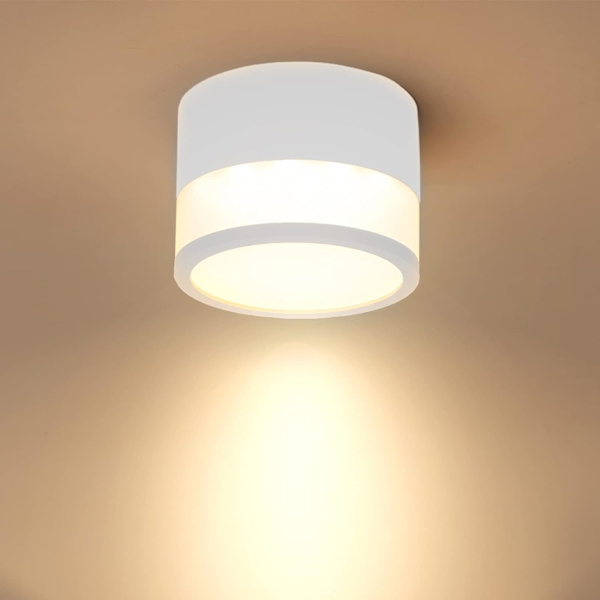LED-spot taklampe 12W 3000K Rund Hvit Varm Hvit Tak L