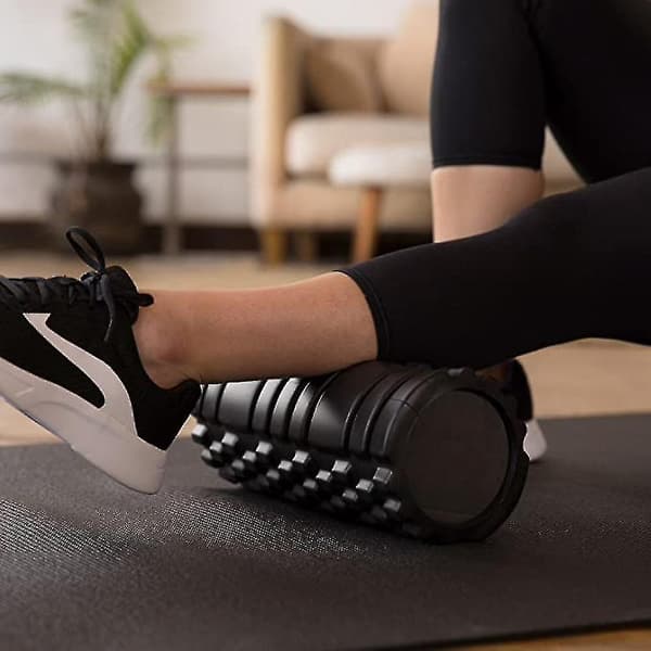 Hul yoga søyle, skumbalansebom (svart)