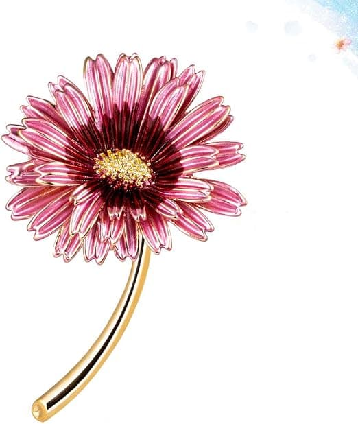 1 st kvinnors blomma brosch legering solros brosch stift kläder hårnål