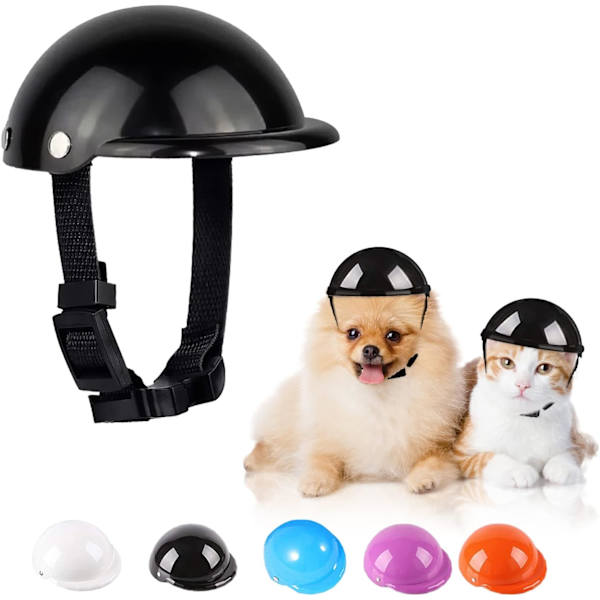 Hjälm för husdjurshund, valphjälm, husdjur chihuahua utomhusskyddshuvud