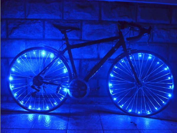 2 stk. dæk LED cykelhjul lys med få 100 % lysere og synlig