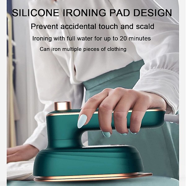 Uppgradera bärbar minipressmaskin, 180° roterande handhållen ångstrykjärn