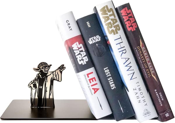 Master Yoda Force Metallbokstøtter, Dobbeltsidig Trykt Yoda-mønster