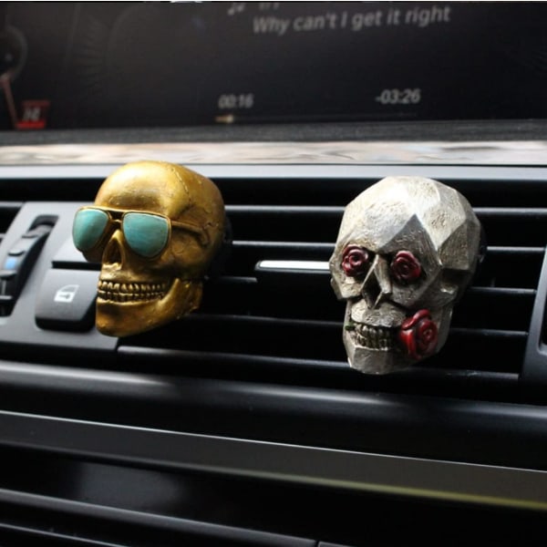 Bilventiltilbehør, Skull Automotive Interior Decoration,Ou