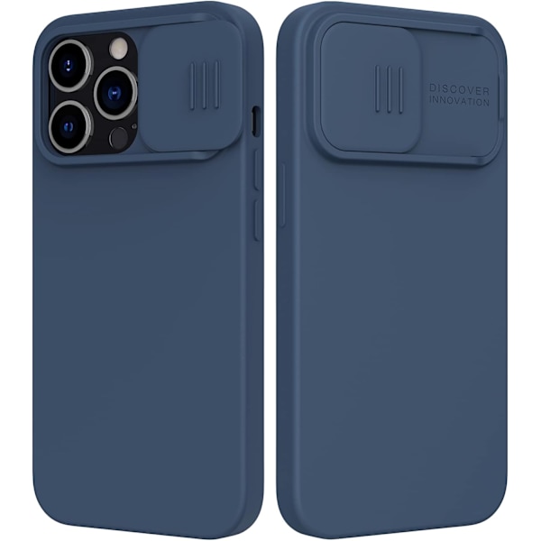 Kompatibel med iPhone 13 Pro Skal med Slide Kamera Cover, CamSh
