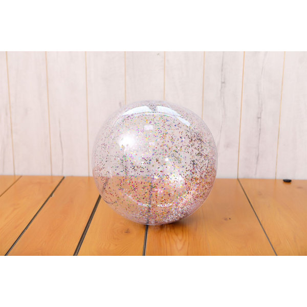 Strandball, vann- og strandballer, 1 stk. glitter sommeroppblåsbar
