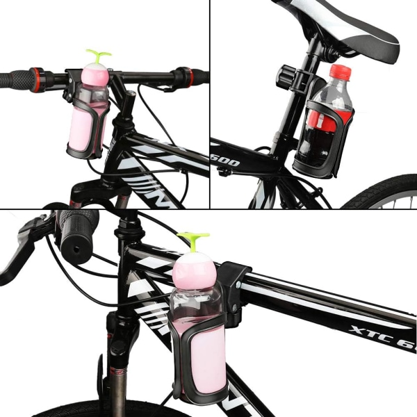 2-pack mugghållare för barnvagn, cykelmugghållare, universell dryckeshållare