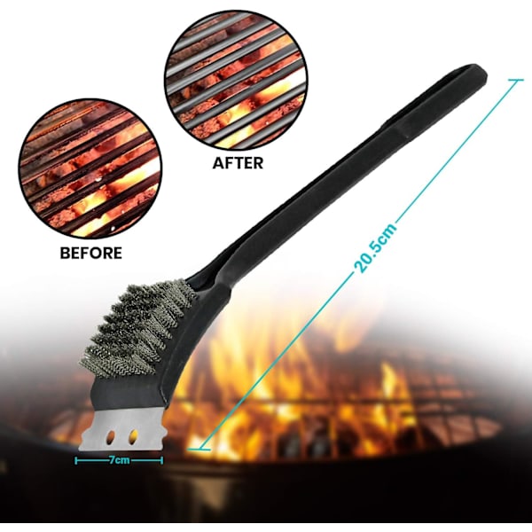 Grillbørste til rengøring af grill