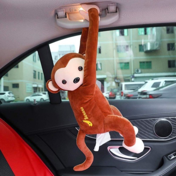 Luova Peppy Monkey -paperiteline laatikko autotarvikkeet Piirustus H