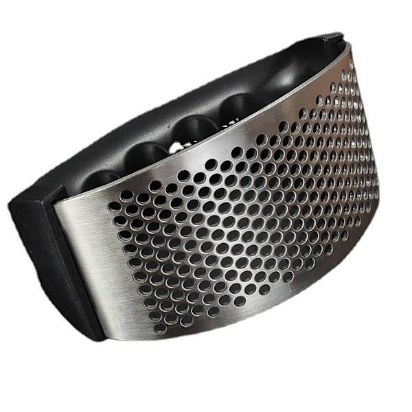 Miaison ruostumattomasta teräksestä valmistettu valkosipulipuristin ABS-kahvalla, helppo puhdistaa inkiväärimylly