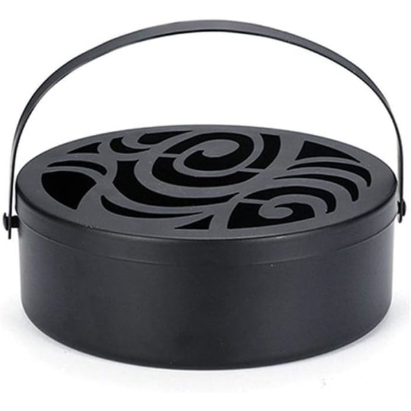 Mosquito Coil Holder, Mosquito Coil Box, Hollow Design Metal Port