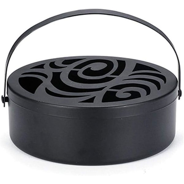 Myggspiralhållare, Myggspirallåda, ihålig design Metallport