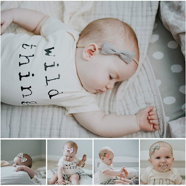 Baby Hårbånd Baby Jenter Hårbånd Hårbånd Sløyfe Hårbånd A