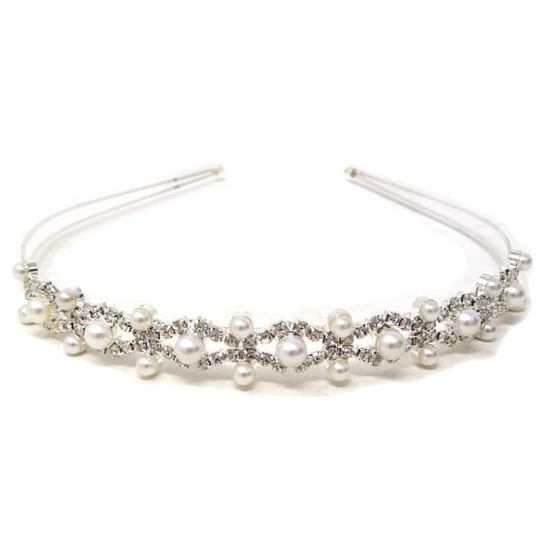 Bryllupstilbehør Brud Brudepike Blomsterpike Krone Hodebånd Tiara