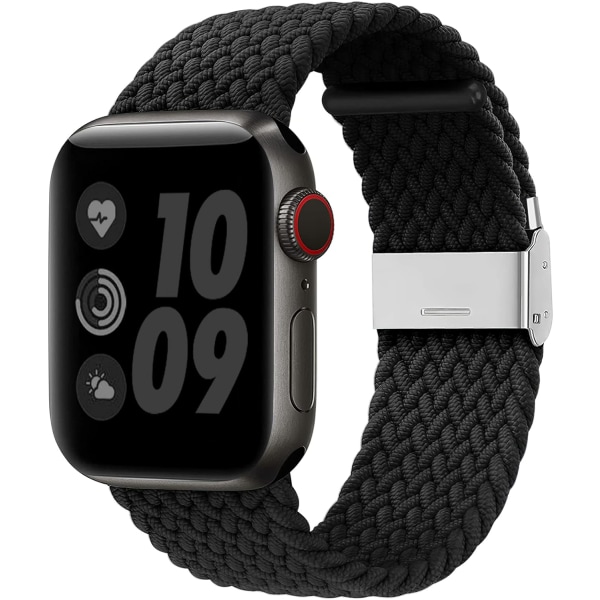 Elastiskt band kompatibelt Apple Watch Armband 40 mm 38 mm för kvinnor/män