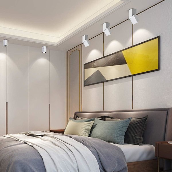 12W LED-loftlampe, justerbar vinkel på lampehuset