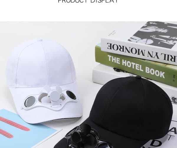 Unisex Baseball Cap med Solvifte Solhatt Pustende Bomullsvisir