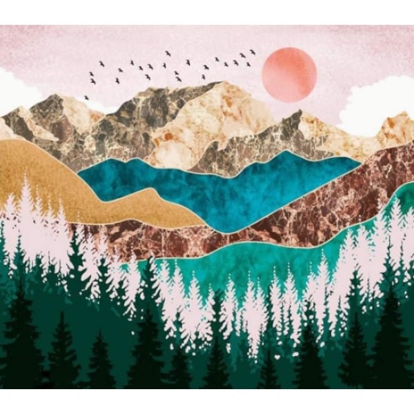 Väggbonader, gobelänger & konstnärlig natur heminredning，150*200CM
