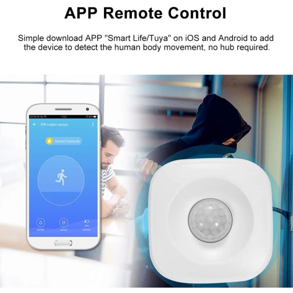 Smart Life WiFi Smart Home Langaton liiketunnistin