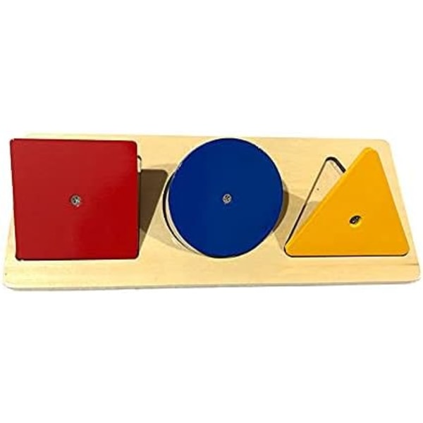 Baby Toy Pussel Färg Multi-Shape Pussel för 6-12 månader,