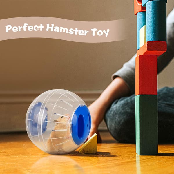 Hamster Træningsbold 2 Stk Hamsterbold 2 Farve Plastik Gerbil T