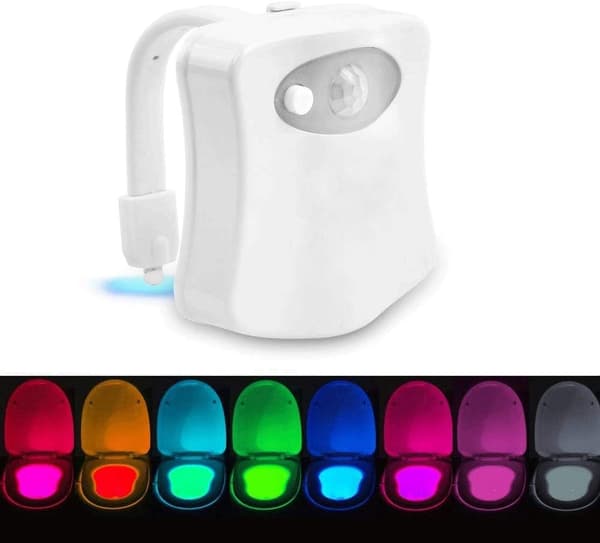 Toiletlys, LED-nattelys til toiletsensor PIR Dete