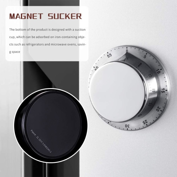 kökstimer, mekanisk kökstimer, magnetisk kökstimer,