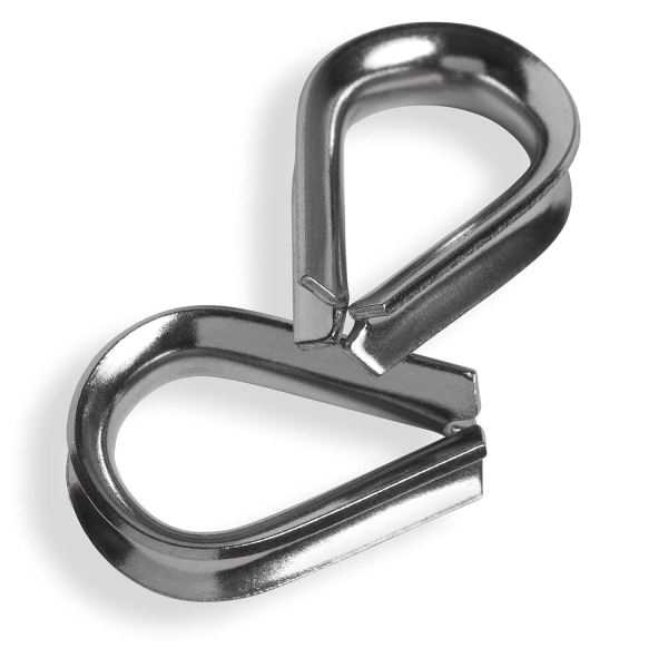 Kabelskor A4 AISI316 Rostfritt Stål, 2mm [10 Stück], 10
