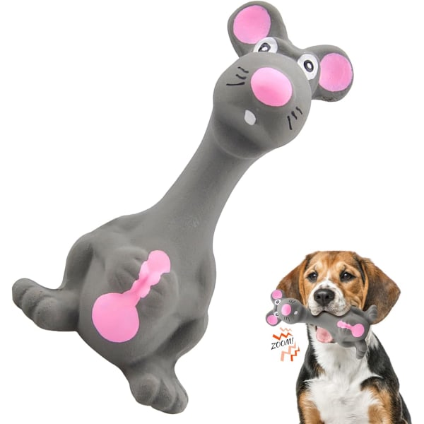 Hundleksaker med pip, hundsqueakleksaker, interaktiva leksaker i latex, mjuka