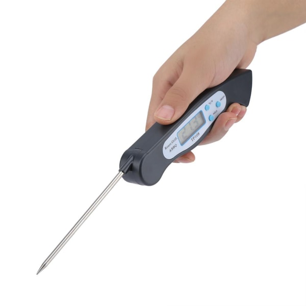 Bärbar hopfällbar digital termometer för mat ℃ / ℉ Kök Picknick Grill Temperaturmätare, Mattermometer, Matlagnings termometer