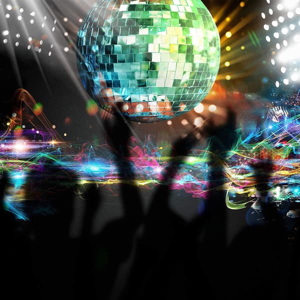 2 speil discokuler, 70-talls discofestdekorasjon, hengende kuler