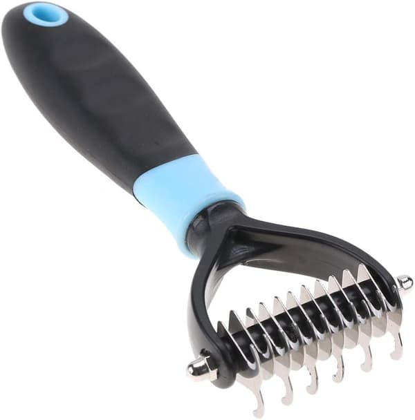 Pet Grooming Detangling Comb Rustfritt Stål Profesjonell Knute Co