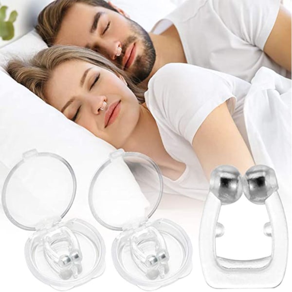 Magnetisk silikon Anti Snore, Anti Snore Nose Clip, Nose Clip Ant