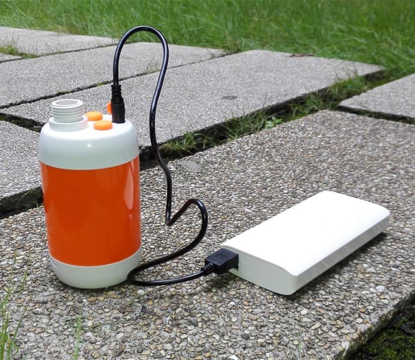 Camping bruser Bærbar bruser udendørs bruser, elektrisk håndholdt