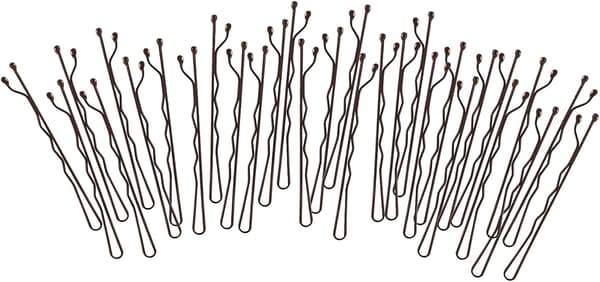 (Brun, 2,2 tommer) Hårklips, 200 stk. Brune Hårklips Hårklips