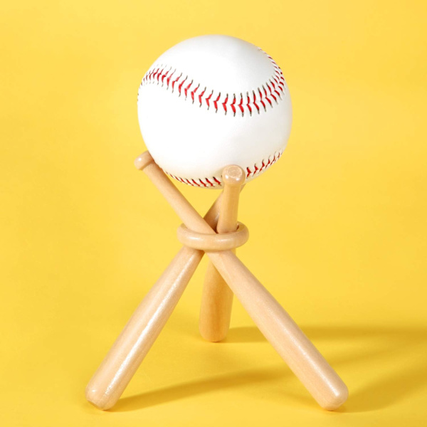 Baseball Stand Baseball Stand Display Træ Baseball Bat Display