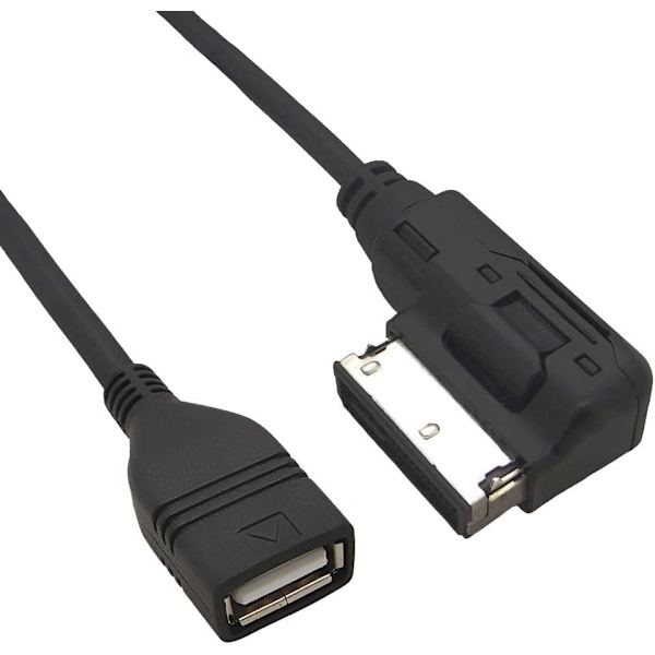 USB -ljudkabel med USB adapter för Audi AMI MMI 2G 3G 3G+