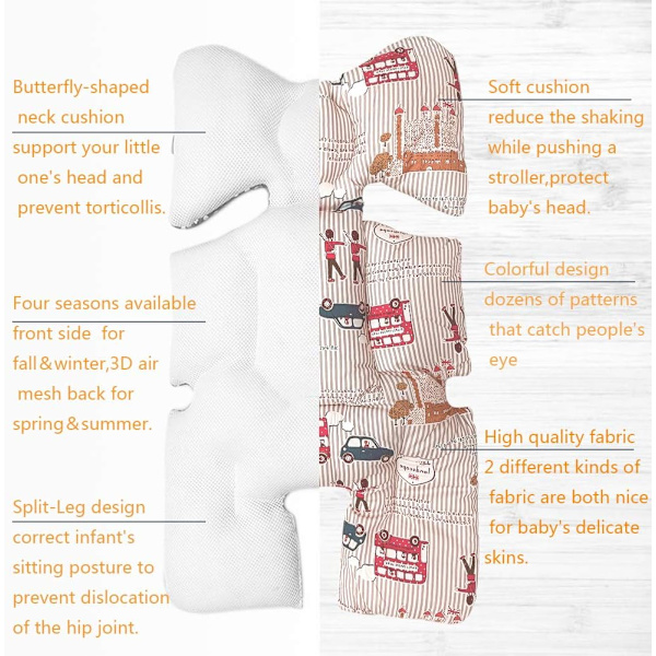 Reversibel seteunderlag for barnevogn Universal madrass Baby Supp