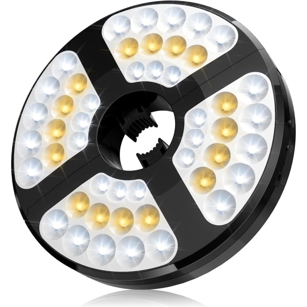 Parasol Lights, 48 ​​LED-oppladbare Parasol Lights, med 3 Ligh