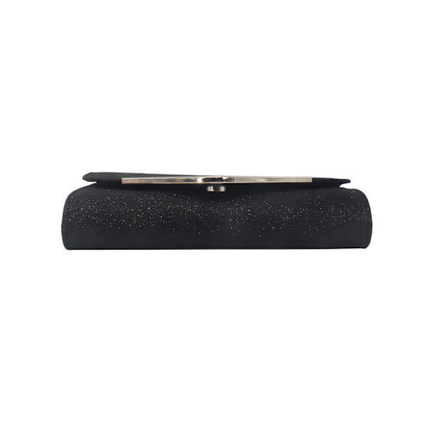Dame Clutch, Sølv Quiltet Clutch, Justerbar Kæde Quiltet Cr