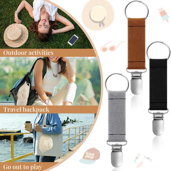 6 stk. Fashion Slim Kjole Klips Rustfrit Stål Elastisk Klips Gar
