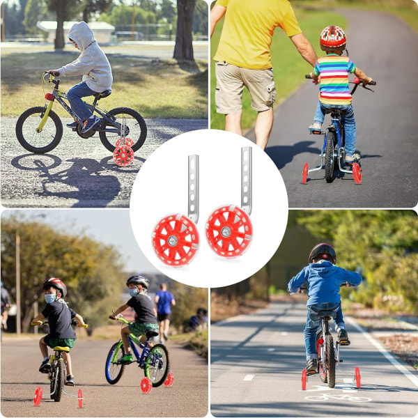 Stödhjul för barncykel, cykelhjälphjul, barn