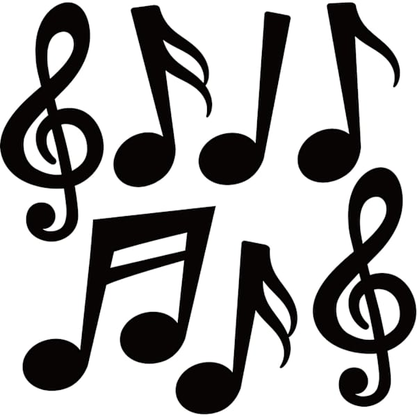 Musiikkinuotit Leikekuvat Musiikkinuotit Siluetti Musiikkinuotit Konfetti