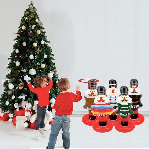 4 ringer julefest ringkastspill for barn og voksne, Infla