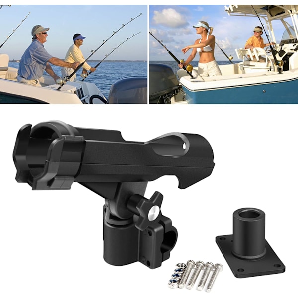 Fiske Stang Holder, 2 stk Multifunksjon Fiske Stang Holder Rotatab