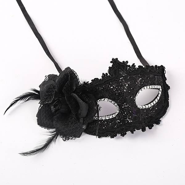 Halv Maskerader Venetianska Masker Kostymer Fest Tillbehör