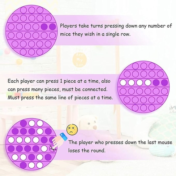 Pop Bubble Sormenpäässä Sensoriset Bubble Sensoriset lelut Purista Sensory